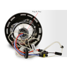 Load image into Gallery viewer, Universal G262S Dual Halo Projector Kit with H1 Bulbs (White Small / Red Big Halo)