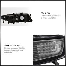 Load image into Gallery viewer, Acura TSX 2004-2008 Factory Style Headlights Black Housing Clear Len Clear Reflector