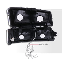 Load image into Gallery viewer, Chevrolet Silverado 2003-2006 LED DRL Bar Factory Style Headlights + Bumpers Black Housing Clear Len Amber Reflector