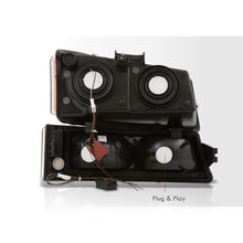 Load image into Gallery viewer, Chevrolet Silverado 2003-2006 LED DRL Bar Factory Style Headlights + Bumpers Black Housing Clear Len Amber Reflector