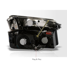 Load image into Gallery viewer, Chevrolet Avalanche (Plastic Body Cladding Models Only) 2002-2006 LED DRL Bar Factory Style Headlights + Bumpers Chrome Housing Clear Len Amber Reflector