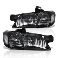 Load image into Gallery viewer, Chevrolet Venture 1997-2005 Factory Style Headlights Black Housing Clear Len Clear Reflector