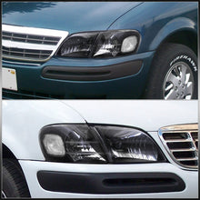 Load image into Gallery viewer, Chevrolet Venture 1997-2005 Factory Style Headlights Black Housing Clear Len Clear Reflector