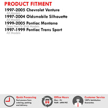 Load image into Gallery viewer, Chevrolet Venture 1997-2005 Factory Style Headlights Chrome Housing Clear Len Amber Reflector