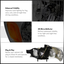 Load image into Gallery viewer, Chevrolet Venture 1997-2005 Factory Style Headlights Chrome Housing Smoke Len Amber Reflector