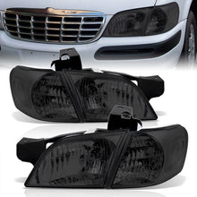 Load image into Gallery viewer, Chevrolet Venture 1997-2005 Factory Style Headlights Chrome Housing Smoke Len Clear Reflector