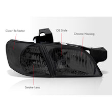 Load image into Gallery viewer, Chevrolet Venture 1997-2005 Factory Style Headlights Chrome Housing Smoke Len Clear Reflector