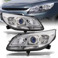 Load image into Gallery viewer, Chevrolet Malibu 2013-2015 Factory Style Headlights Chrome Housing Clear Len Clear Reflector (Halogen Models Only)