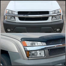 Load image into Gallery viewer, Chevrolet Avalanche (Plastic Body Cladding Models Only) 2002-2006 Factory Style Headlights + Bumpers Chrome Housing Clear Len Amber Reflector
