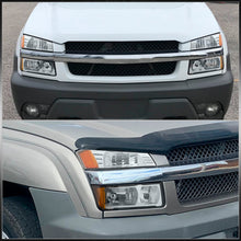 Load image into Gallery viewer, Chevrolet Avalanche (Plastic Body Cladding Models Only) 2002-2006 Factory Style Headlights + Bumpers Chrome Housing Clear Len Amber Reflector