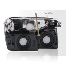 Load image into Gallery viewer, Chevrolet Avalanche (Plastic Body Cladding Models Only) 2002-2006 Factory Style Headlights + Bumpers Chrome Housing Clear Len Amber Reflector