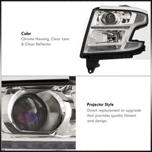 Load image into Gallery viewer, Chevrolet Suburban 2015-2020 / Suburban 3500HD 2016-2019 / Tahoe 2015-2020 Factory Style Projector Headlights Chrome Housing Clear Len Clear Reflector (Halogen Models Only)