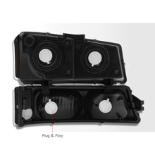 Load image into Gallery viewer, Chevrolet Silverado 2003-2006 Factory Style Headlights + Bumpers Chrome Housing Smoke Len Amber Reflector