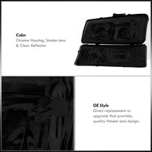 Load image into Gallery viewer, Chevrolet Silverado 2003-2006 Factory Style Headlights + Bumpers Chrome Housing Smoke Len Clear Reflector