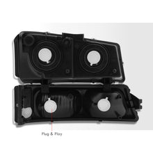 Load image into Gallery viewer, Chevrolet Silverado 2003-2006 Factory Style Headlights + Bumpers Chrome Housing Smoke Len Clear Reflector