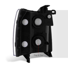 Load image into Gallery viewer, Chevrolet Silverado 2007-2013 Factory Style Headlights Black Housing Clear Len Clear Reflector