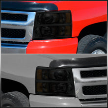 Load image into Gallery viewer, Chevrolet Silverado 2007-2013 Factory Style Headlights Chrome Housing Smoke Len Amber Reflector