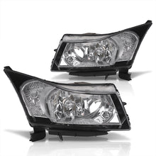 Load image into Gallery viewer, Chevrolet Cruze 2011-2015 Factory Style Headlights Black Housing Clear Len Amber Reflector