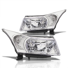 Load image into Gallery viewer, Chevrolet Cruze 2011-2015 Factory Style Headlights Chrome Housing Clear Len Amber Reflector