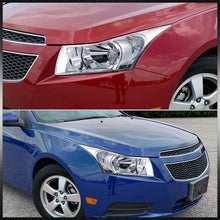 Load image into Gallery viewer, Chevrolet Cruze 2011-2015 Factory Style Headlights Chrome Housing Clear Len Amber Reflector