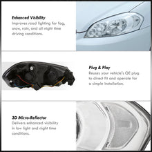 Load image into Gallery viewer, Chevrolet Impala 2006-2013 / Impala Limited 2014-2015 / Monte Carlo 2006-2007 Factory Style Headlights Chrome Housing Clear Len Clear Reflector