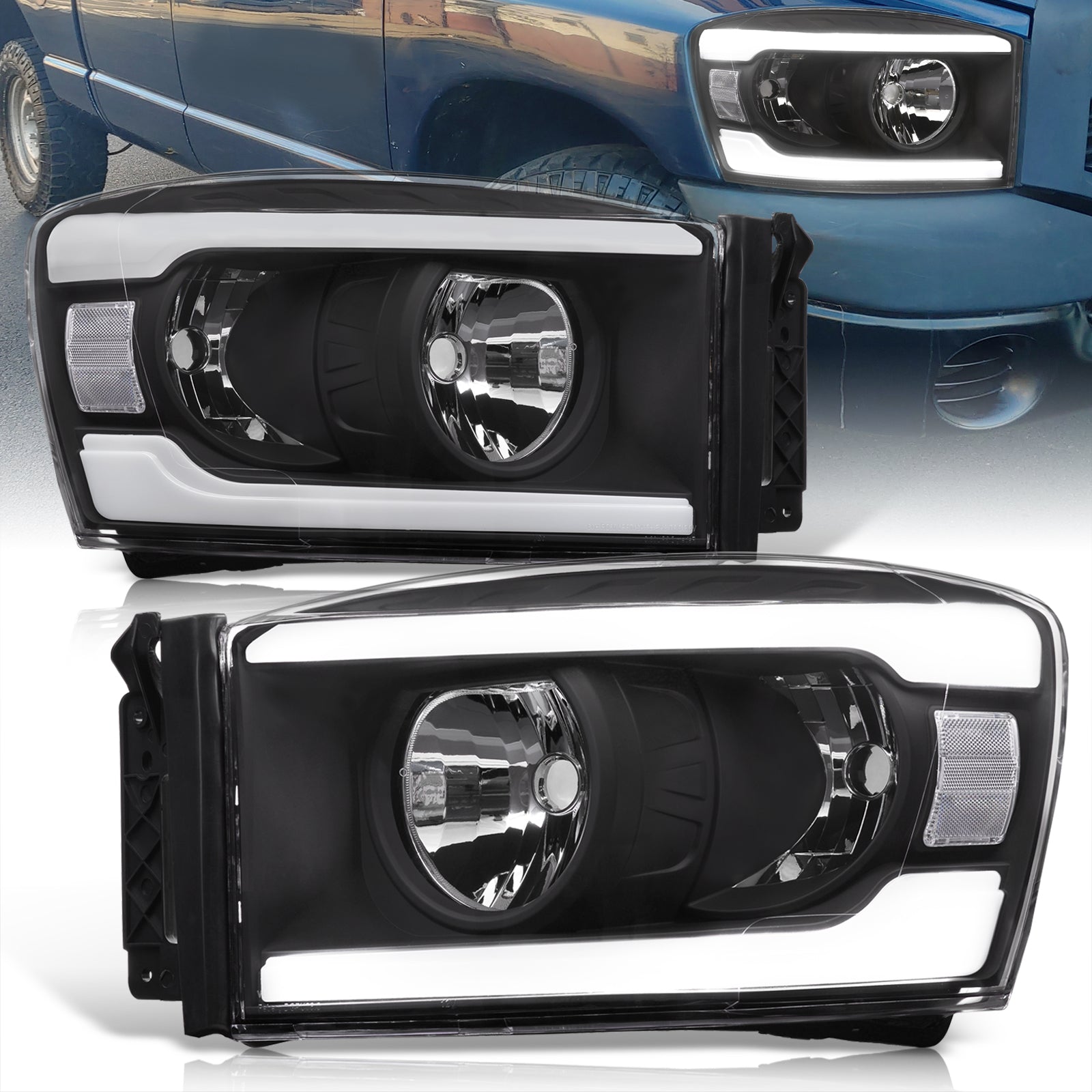 Dodge Ram 1500 2006-2008 / Ram 2500 3500 2006-2009 LED DRL Bar