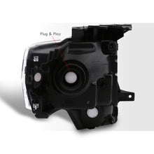 Load image into Gallery viewer, Ford F150 2009-2014 Factory Style Headlights Chrome Housing Clear Len Amber Reflector (Halogen Models Only)