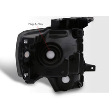 Load image into Gallery viewer, Ford F150 2009-2014 Factory Style Headlights Chrome Housing Smoke Len Amber Reflector (Halogen Models Only)