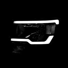 Load image into Gallery viewer, Ford F150 2009-2014 LED DRL Bar Factory Style Headlights White Housing Clear Len Clear Reflector (Halogen Models Only)