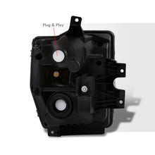 Load image into Gallery viewer, Ford F250 F350 F450 F550 Super Duty 2008-2010 Factory Style Headlights Black Housing Clear Len Clear Reflector