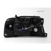 Load image into Gallery viewer, Ford F150 2004-2008 LED DRL Bar Projector Headlights Black Housing Clear Len Clear Reflector