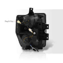 Load image into Gallery viewer, Ford F250 F350 F450 F550 Super Duty 2008-2010 Sequential LED DRL Bar Projector Headlights Chrome Housing Clear Len Clear Reflector