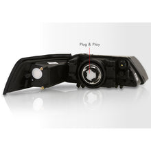 Load image into Gallery viewer, Ford Mustang 1999-2004 Factory Style Headlights Chrome Housing Clear Len Amber Reflector