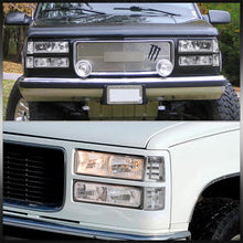 Load image into Gallery viewer, GMC C/K 1500 2500 3500 1994-2000 Factory Style Headlights + Bumpers + Corners Chrome Housing Clear Len Clear Reflector