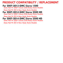 Load image into Gallery viewer, GMC Sierra 1500 2007-2013 / Sierra 2500HD 3500HD 2007-2014 Factory Style Headlights Chrome Housing Clear Len Amber Reflector