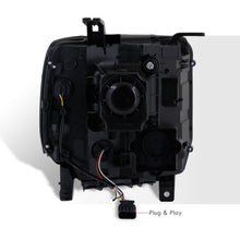 Load image into Gallery viewer, GMC Sierra 1500 2014-2018 / Sierra 2500HD 3500HD 2015-2019 Factory Style Projector Headlights Black Housing Clear Len Clear Reflector (Halogen Models Only)