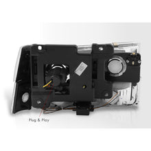 Load image into Gallery viewer, GMC C/K 1500 2500 3500 1994-2000 LED DRL Bar Projector Headlights + Bumpers + Corners Black Housing Clear Len Clear Reflector