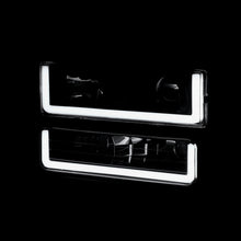 Load image into Gallery viewer, GMC C/K 1500 2500 3500 1994-2000 LED DRL Bar Projector Headlights + Bumpers + Corners Black Housing Clear Len Clear Reflector