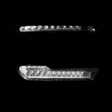 Load image into Gallery viewer, GMC Sierra 1500 2014-2018 / Sierra 2500HD 3500HD 2015-2019 LED DRL Bar Factory Style Projector Headlights Chrome Housing Clear Len Amber Reflector (Halogen Models Only)