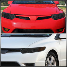 Load image into Gallery viewer, Honda Civic Coupe 2006-2011 Factory Style Headlights Chrome Housing Smoke Len Amber Reflector