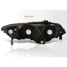 Load image into Gallery viewer, Honda Civic Coupe 2006-2011 Factory Style Headlights Chrome Housing Smoke Len Amber Reflector