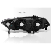 Load image into Gallery viewer, Honda Civic Coupe 2006-2011 Factory Style Headlights Chrome Housing Clear Len Clear Reflector
