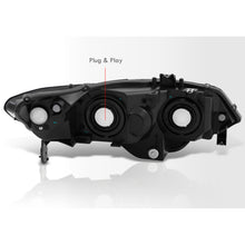 Load image into Gallery viewer, Honda Civic Coupe 2006-2011 Factory Style Headlights Chrome Housing Smoke Len Clear Reflector