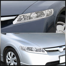 Load image into Gallery viewer, Honda Civic Sedan 2006-2011 LED DRL Bar Factory Style Headlights Chrome Housing Clear Len Clear Reflector