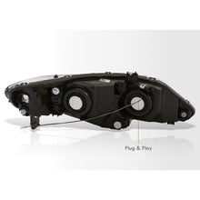 Load image into Gallery viewer, Honda Civic Sedan 2006-2011 LED DRL Bar Factory Style Headlights Chrome Housing Clear Len Clear Reflector