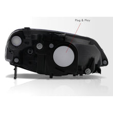 Load image into Gallery viewer, Honda Civic 2/4Door 2001-2003 Factory Style Headlights Black Housing Clear Len Clear Reflector