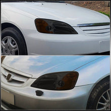 Load image into Gallery viewer, Honda Civic 2/4Door 2001-2003 Factory Style Headlights Chrome Housing Smoke Len Amber Reflector