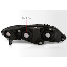 Load image into Gallery viewer, Honda Civic Sedan 2006-2011 Factory Style Headlights Chrome Housing Smoke Len Amber Reflector