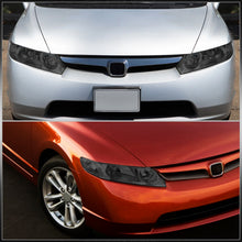 Load image into Gallery viewer, Honda Civic Sedan 2006-2011 Factory Style Headlights Chrome Housing Smoke Len Clear Reflector