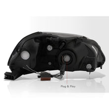Load image into Gallery viewer, Honda Civic 1996-1998 LED DRL Bar Factory Style Headlights Chrome Housing Clear Len Clear Reflector